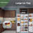 Hamilton Beach 20.6 Cu. Ft. Side By Side Frost Free Refrigerator with Integrated Digital Display, Platinum
