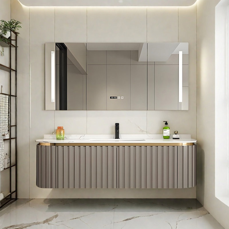 Simple modern style bathroom cabinet