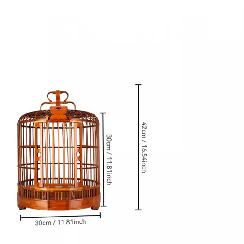 Cage à oiseaux Ganae, H 17 po x l 12 po x P 12 po