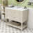 Eftime Modern Freestanding Single Bathroom Vanity with Undermount Ceramic Sink and Ample Storage-1287928061