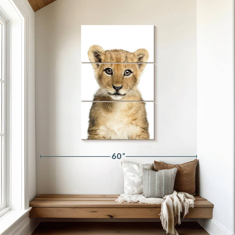 Brampt Adorable Baby Lion, 45" H x 28" W