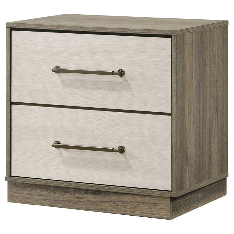 2-Drawer Nightstand For Bedroom