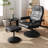 Bernalee Faux Leather Swivel Recliner-1090844156