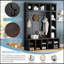 Meuble Donald en bois avec 6 crochets et tablettes ajustables-1364660570