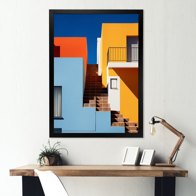 «Lakelyn Landscape Architectural Abstractions II», reproduction, Cadre photo noir, H 44 po x l 34 po x P 1,5 po