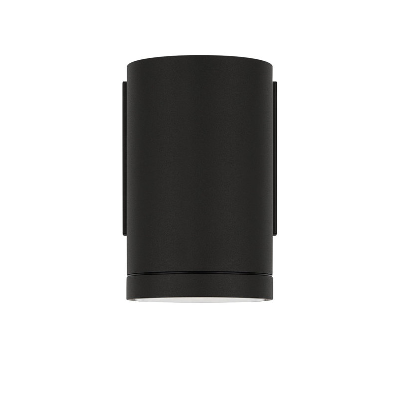 Plaza 100 Wall Sconce, 14W, Black Finish