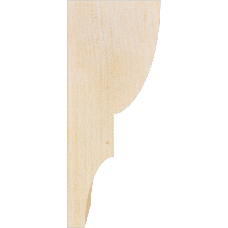 Corbeau Ridgewood, H 14 po x l 4 po x P 6 po, Sapin de Douglas, Sciage brut
