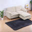 Canapé modulaire profond en chenille avec repose-pieds