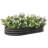 Raised Garden Bed Outdoor, Oval Large Metal Raised Planter Bed-973133473-973133479
