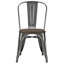 41.91cm H Slat Back Stacking Side Chair-623164406