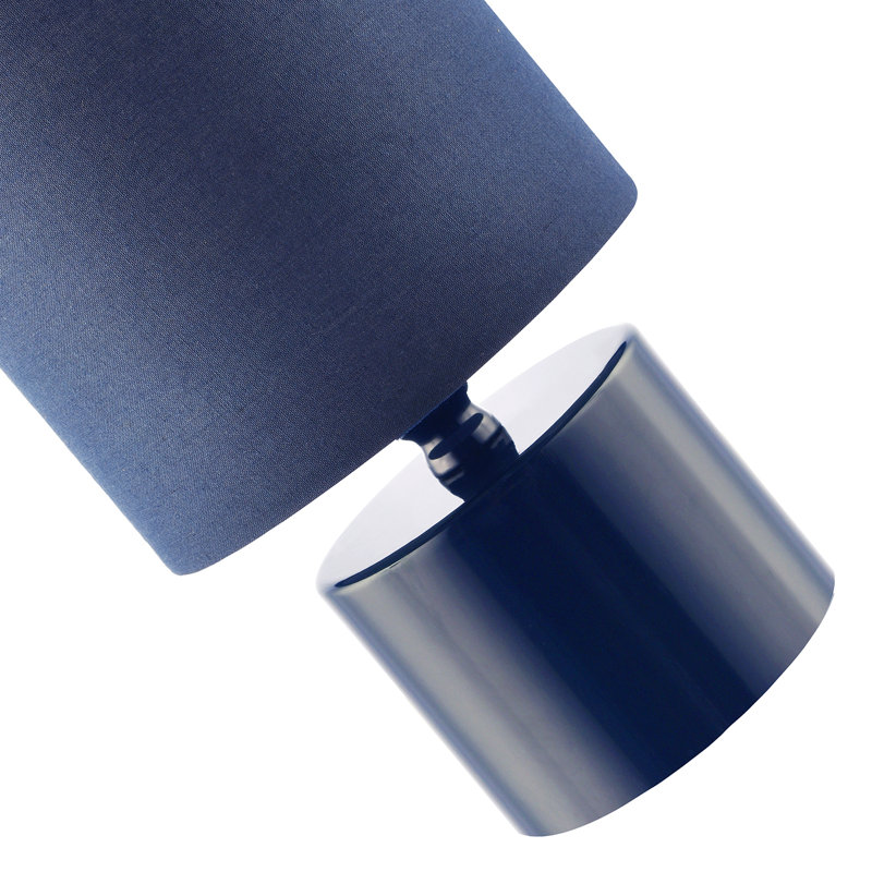 Metal Table Lamp, Blue, Blue