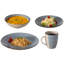 Service de vaisselle 32 pièces 32 pièces pour 8 personnes | Ensemble de grandes tasses, assiettes à salade et bols, plats très résistants aux ébréchures et aux fissures, va au lave-vaisselle et au micro-ondes, vert-919097816