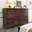Armoire d'appoint en bois manufacturé brun massif-141559152