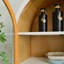 Buffet en bois massif blanc