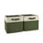 RiverRidge Kids 2pc Two-Tone Fabric Collapsbilble Cube Storage Organizers with Handles-774952893