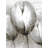 Three White Tulips Print On Canvas