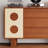 Log retro style storage sideboard cabinet