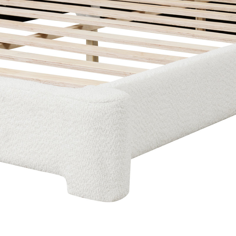 [Cozy Boucle Upholstered Bed[ - A Dreamy Addition To Your Bedroom, Très grand lit