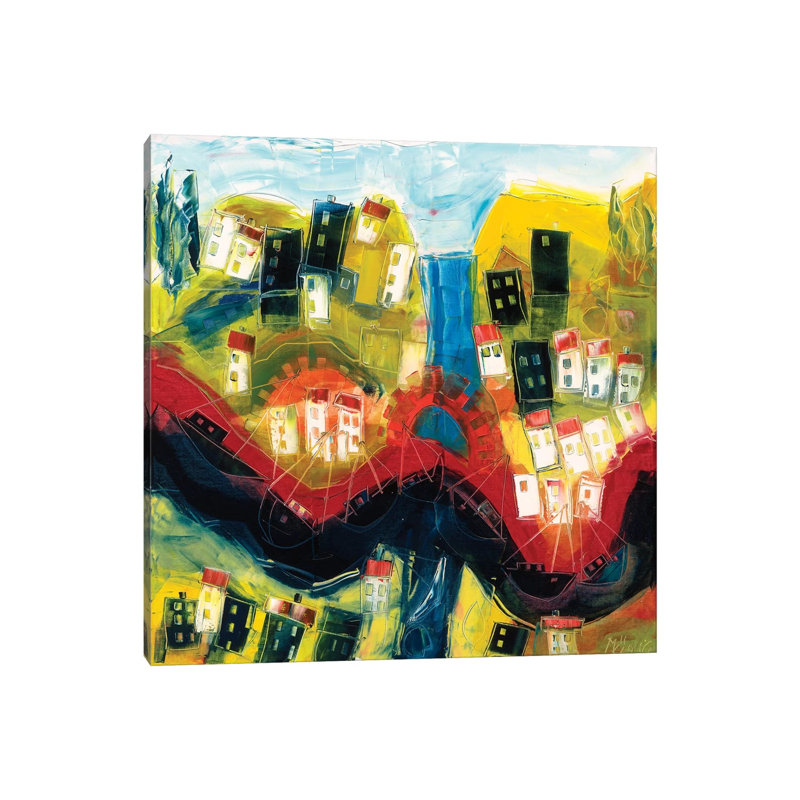 Abstract Landscape IV by Max Müller - Wrapped Canvas Gallery-Wrapped Canvas Giclée, 30.48 cm H x 30.48 cm W