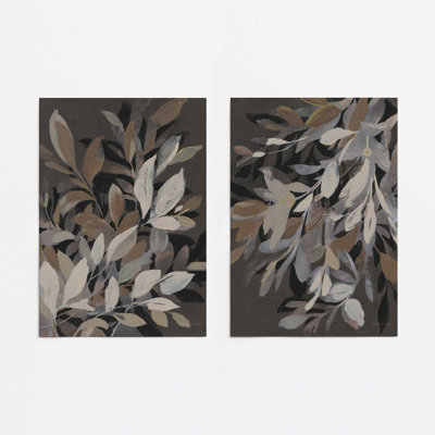 Midnight Petal Dance set of 2 Art Prints
