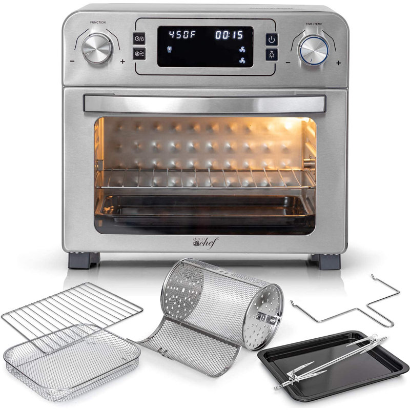 Deco Chef 22.7 Qt. Stainless Steel, Gray