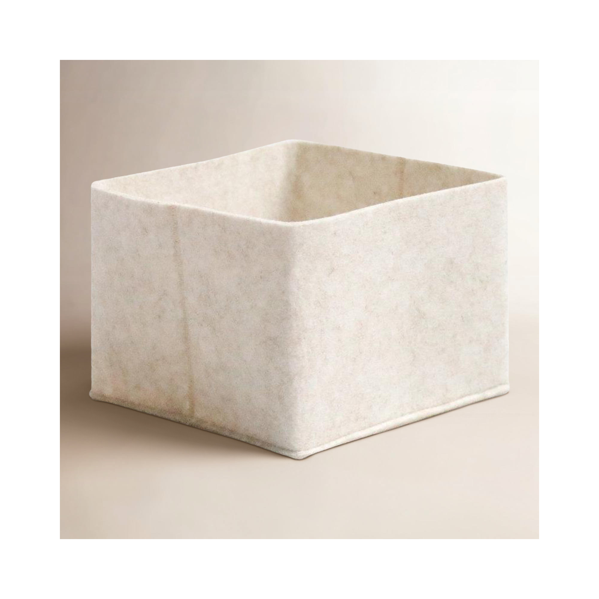 Flex Felt Storage Bin - Petite, Beige