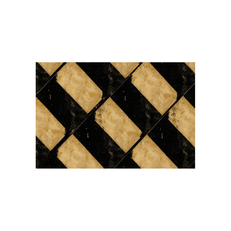 Retro Argyle Pattern Bath Mat, 36 X 24 Inch