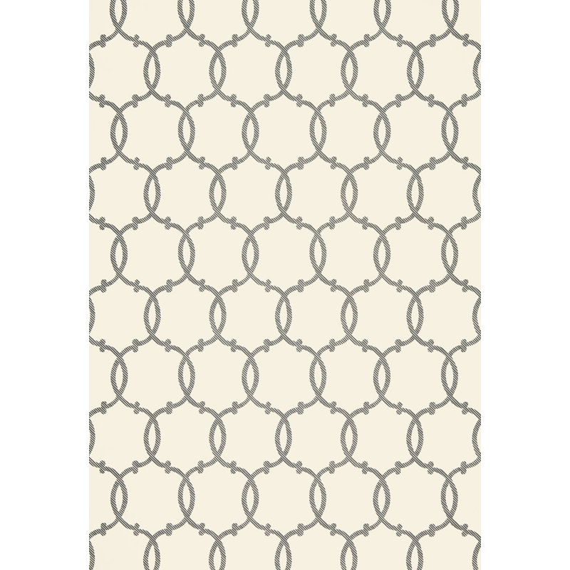 Tracery Wallpaper, Charcoal