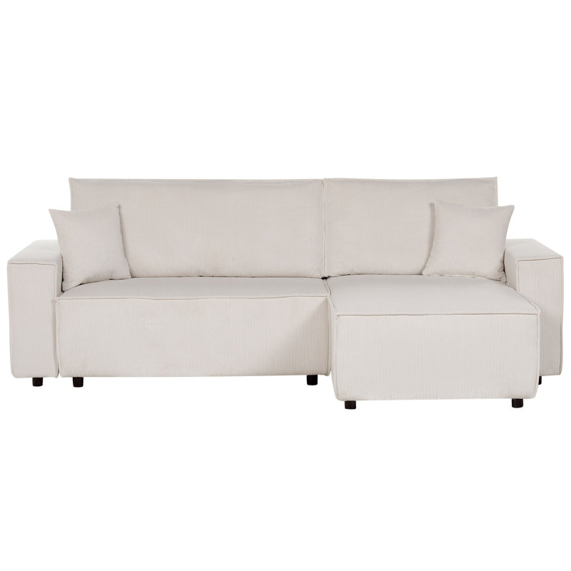 Bettey 2 Seater Sofa Bed, Right Hand Facing, Off White