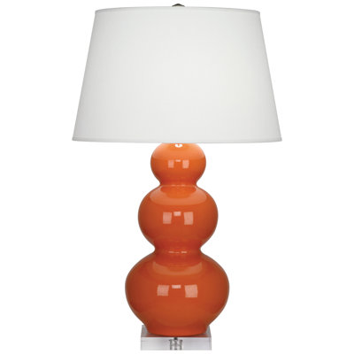 Lampe de table triple gourde