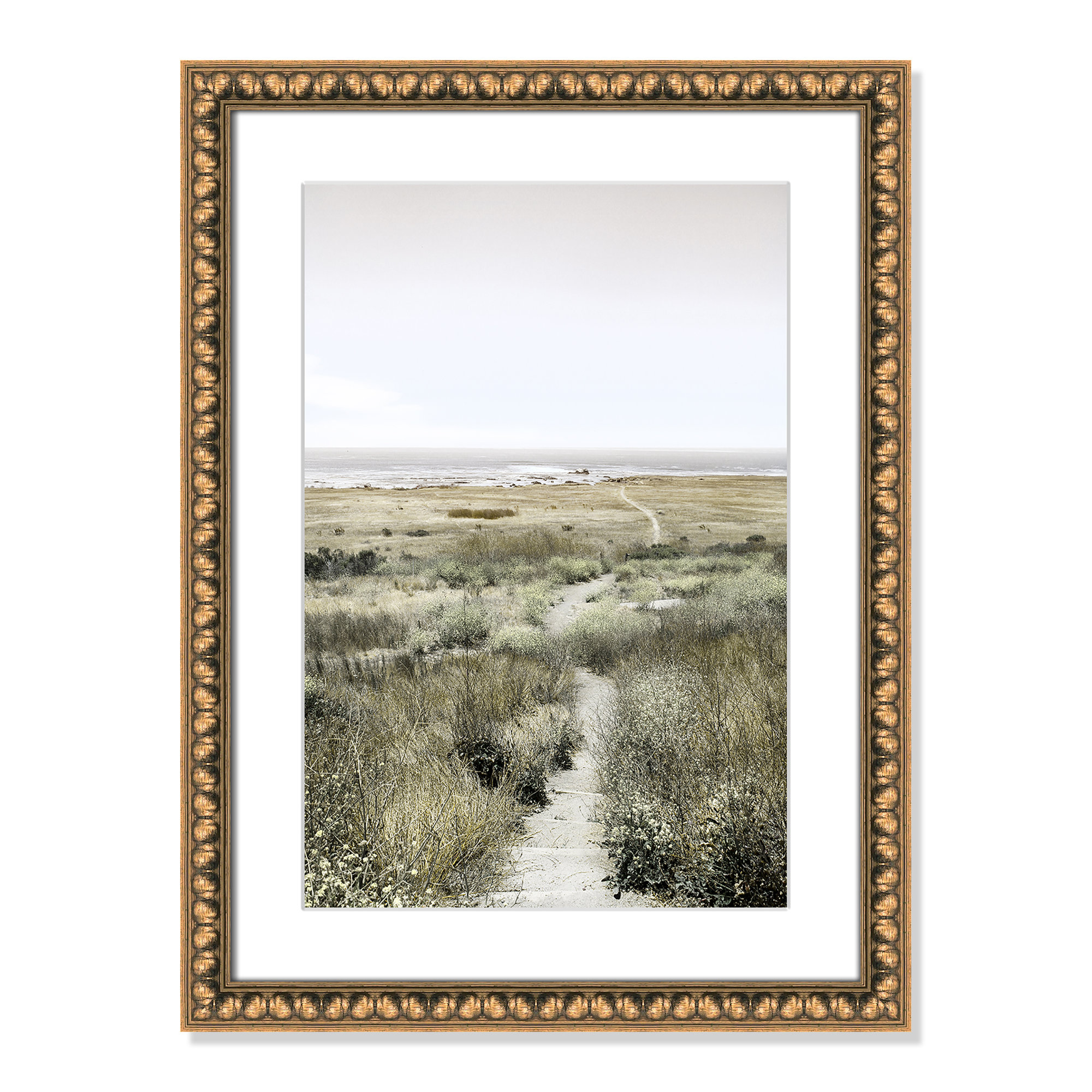 Footpath to Paradise by Danita Delimont - Picture Frame Photograph, Gold Bead, 18 W x 24 H x 1.13 D