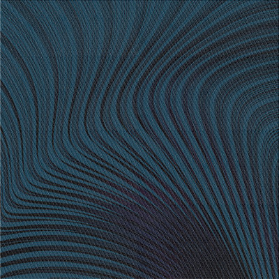 Laine tissée à la machine à motifs géométriques et polyester bleu marine/noir Tapis décoratif