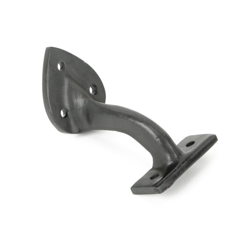 Handrail Brackets Steel 5cm Mounting Bracket, Beeswax, 7.9cm H x 5cm W x 6.3cm D