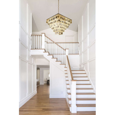Trevorton 13 - Light Crystal Dimmable Square / Rectangle Chandelier