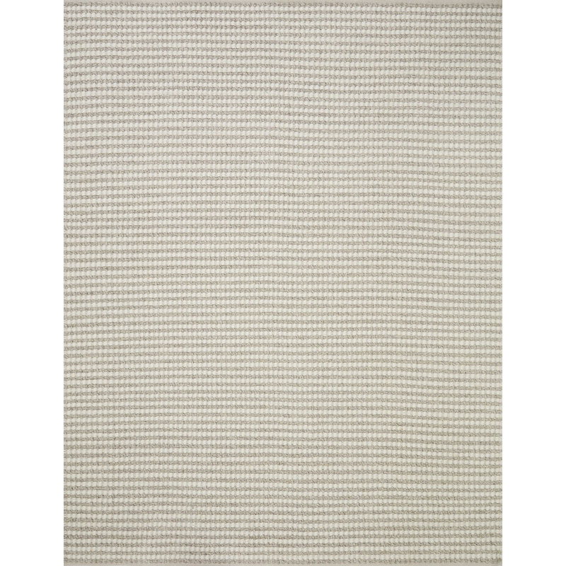 Tapis ivoire / pierre Amber Lewis x Loloi Ojai, Carré 1 pi 6 po