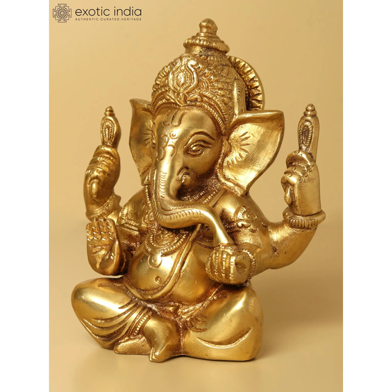 Lord Ganesha à Ashirwad Mudra
