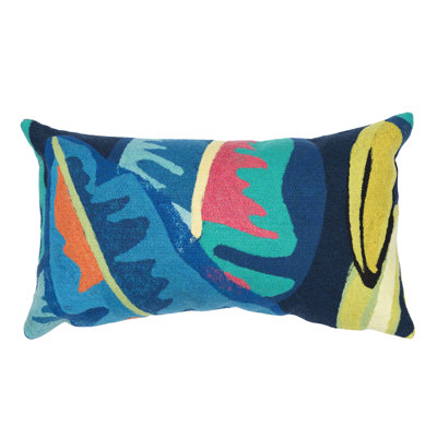 Visions III Floral Outdoor Throw Pillow