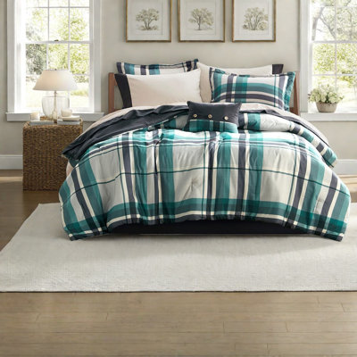 -piece Bedding Sets, Hypoallergenic Microfiber, Classic Plaid Design, Twin Xl For Home Comfort