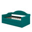 Lit de jour simple capitonné et rembourré avec couchette, canapé-lit en velours avec ports USB et ports de charge de type C-1597225067