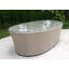 Spinner Outdoor Oval Coffee Table