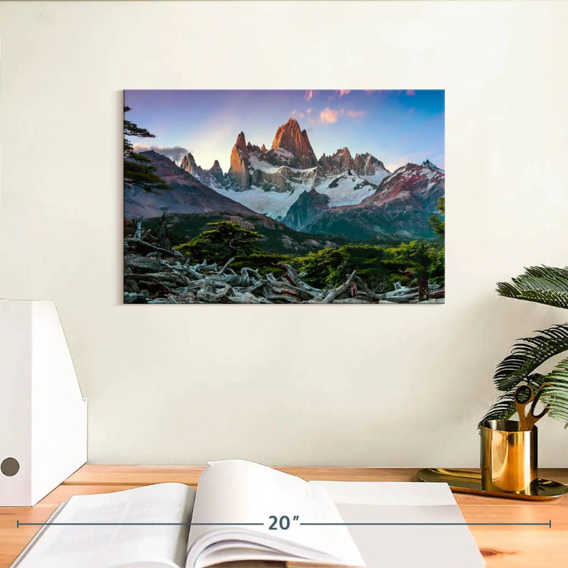 Fitz Roy Snowy Mountain, H 8 po x l 12 po