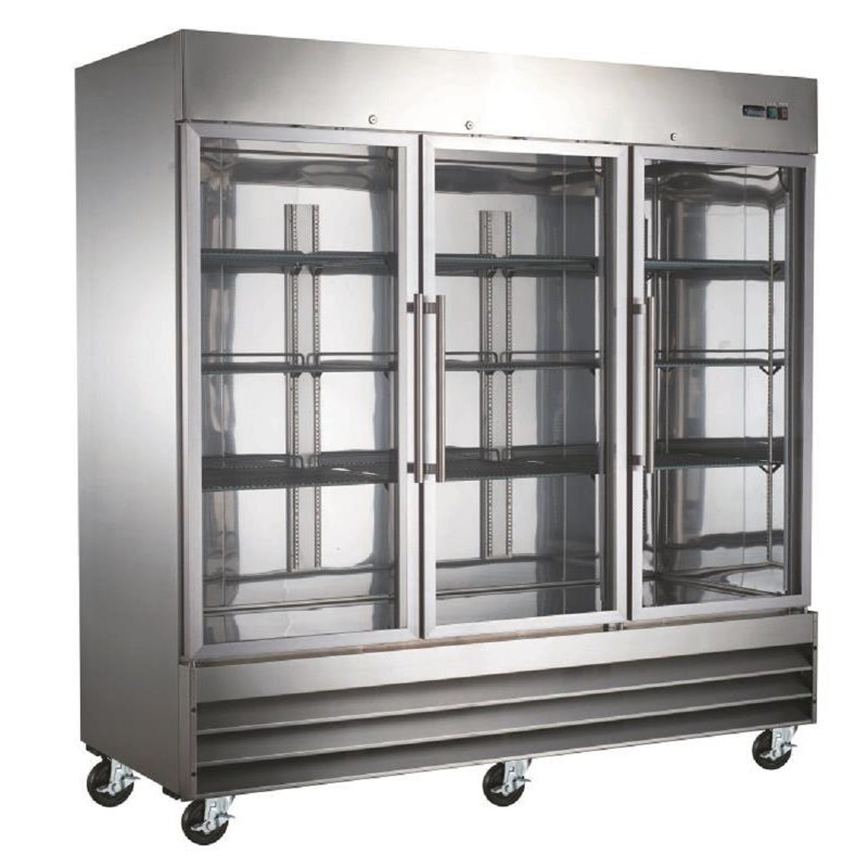 Cooler Depot Commercial Refrigerator 72 Cubic Feet Reach-In Refrigerator - 81''