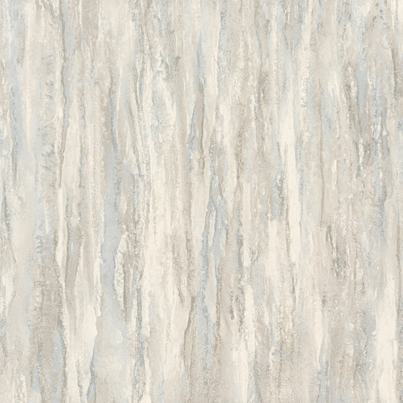 Textured Vibes Collection Patinated Plain Wallpaper Roll, Grey