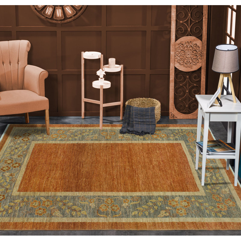 Fine Chobi Leonela Rust Rug