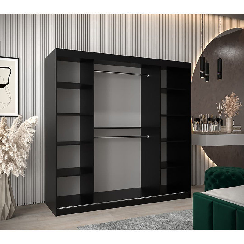 Amoriana 2 Door Manufactured Wood Wardrobe