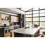 Robinet de cuisine en acier inoxydable noir moderne, robinet de cuisine mural, acier inoxydable noir-35980928