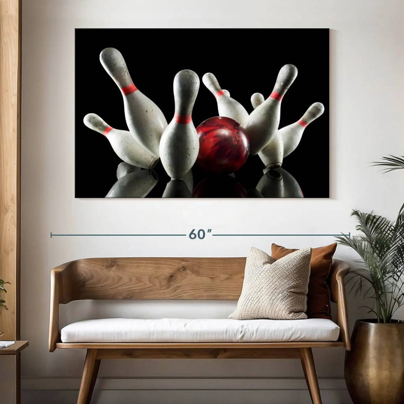 Sireci It's A Strike, 34" H x 51" W