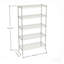 Étagères grillagées robustes à 5 niveaux réglables - supports de rangement en métal résistant à la rouille pour la cuisine, le garage, la salle de bain et le garde-manger (P 29,53 po x l 13,78 po x H 59,06 po)-129860152