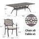 Amechi 86.4'' Rectangular 8 - Person Outdoor Dining Set with Cushions