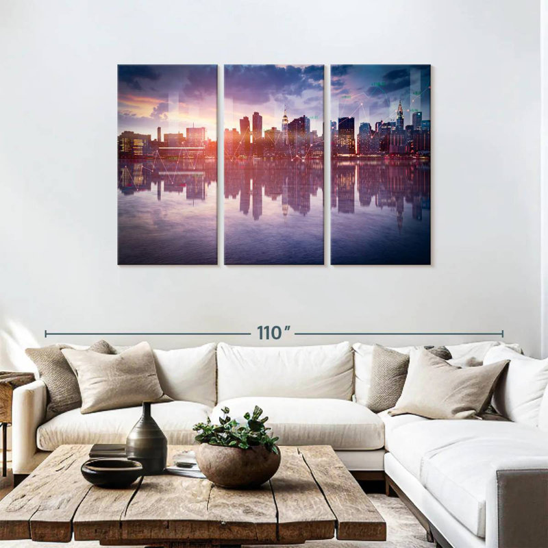 Nicci, New York, abstrait, H 48 po x l 74 po